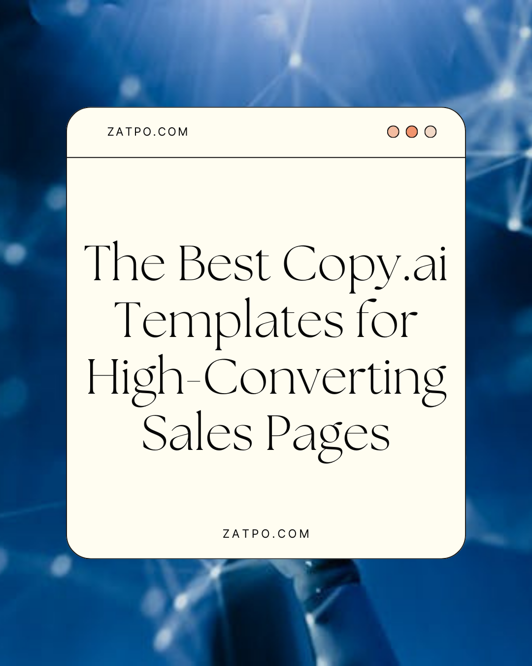 Copy.ai Templates for Sales Pages